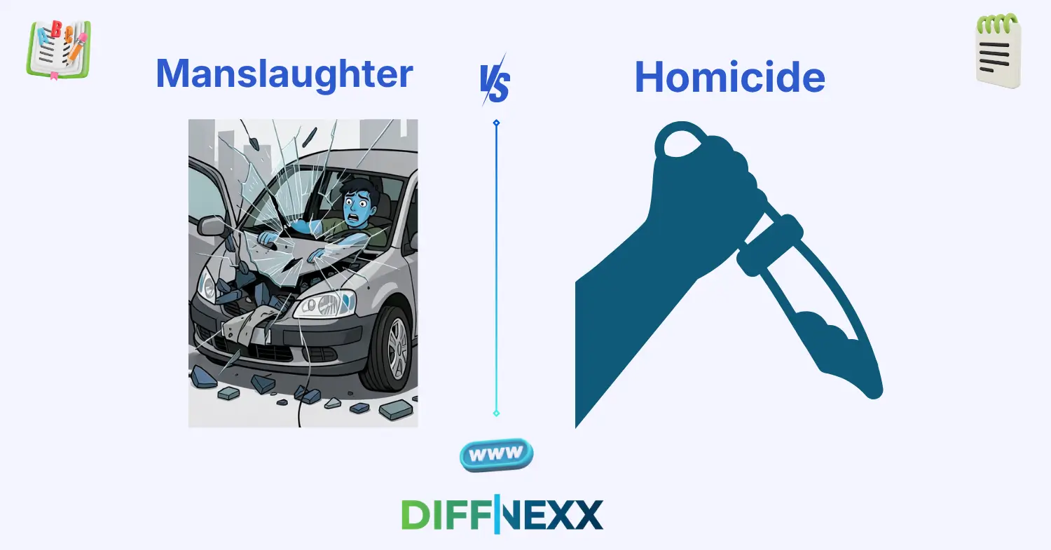 difference between manslaughter and homicide