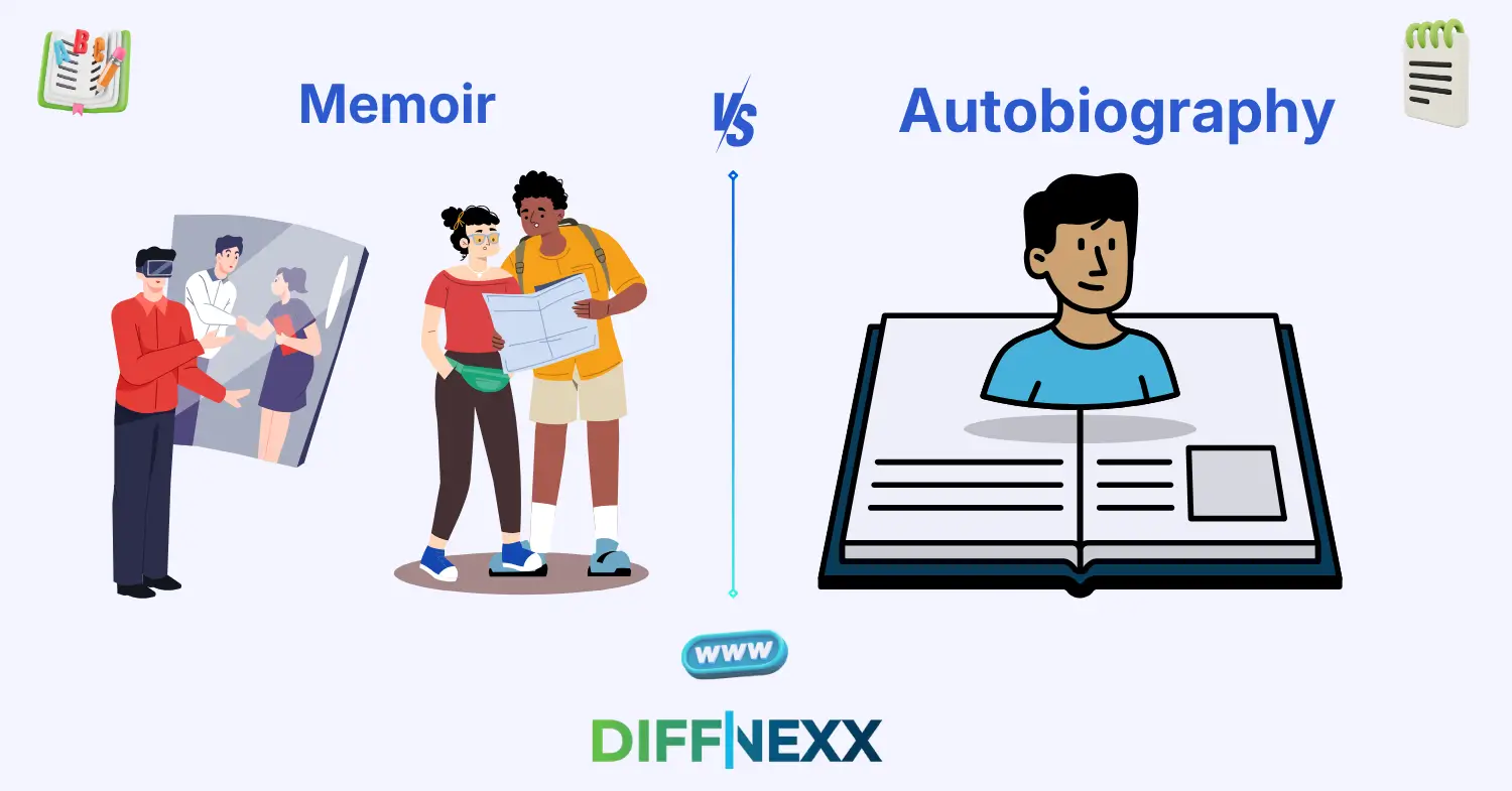 difference between memoir and autobiography