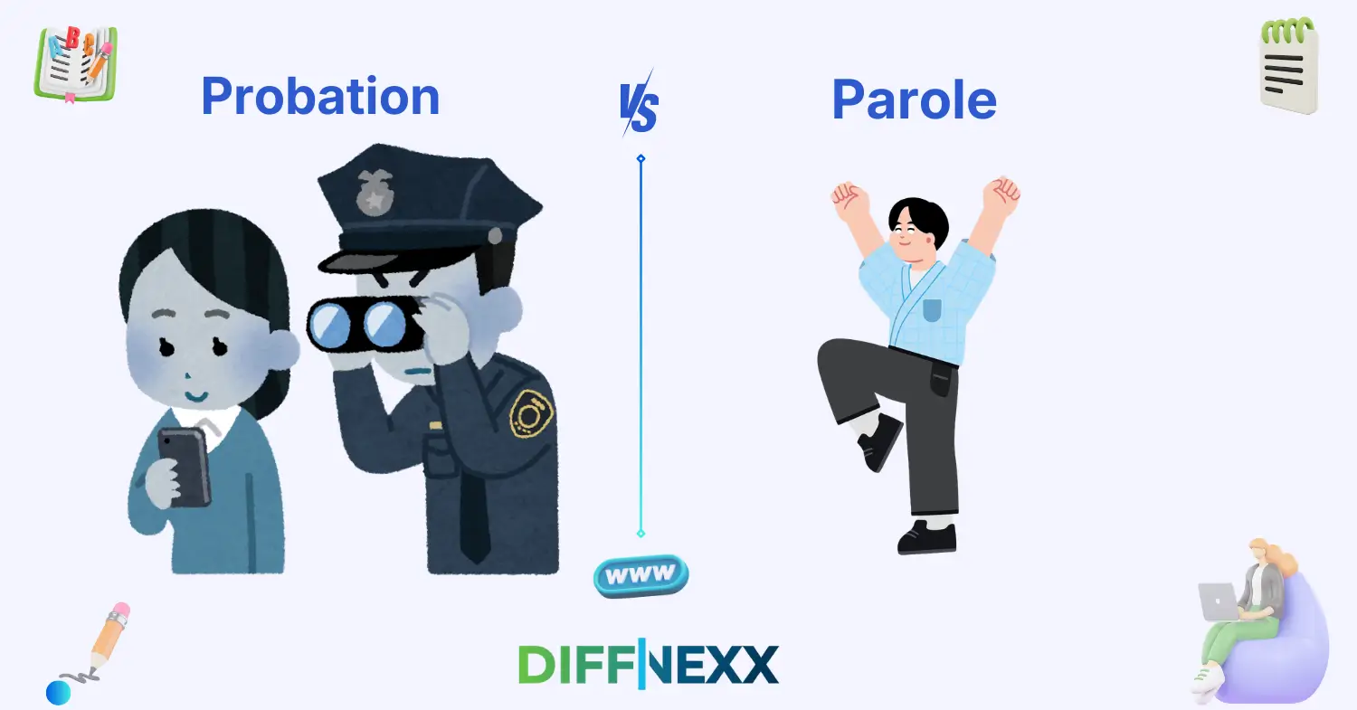 difference between probation and parole