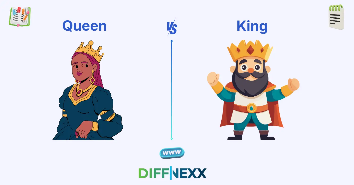 difference between queen and king