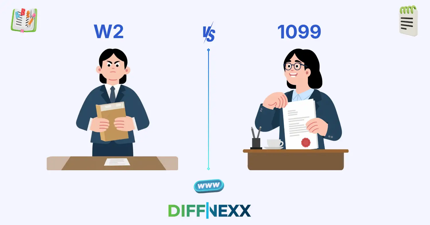 difference between W2 and 1099