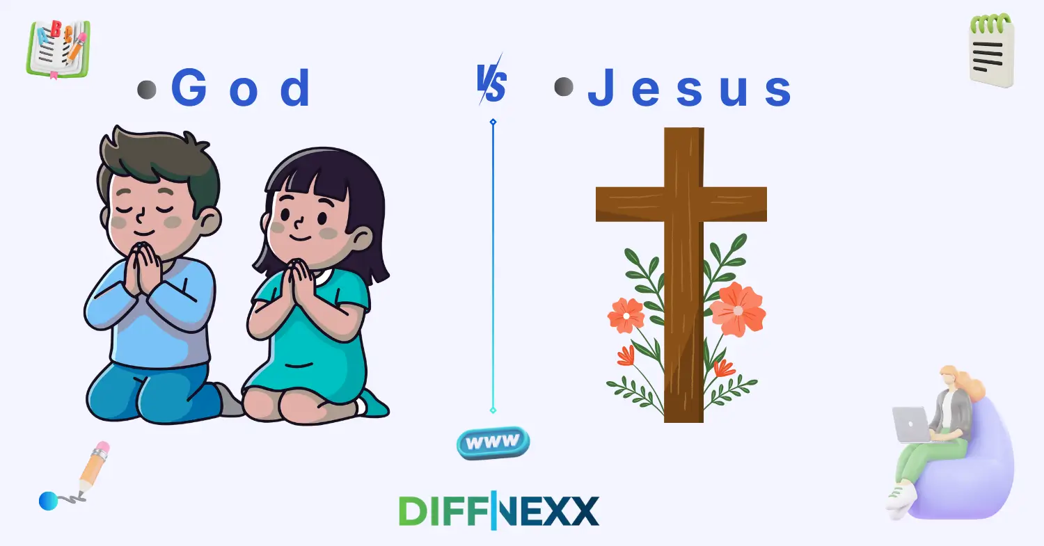 difference between god and jesus