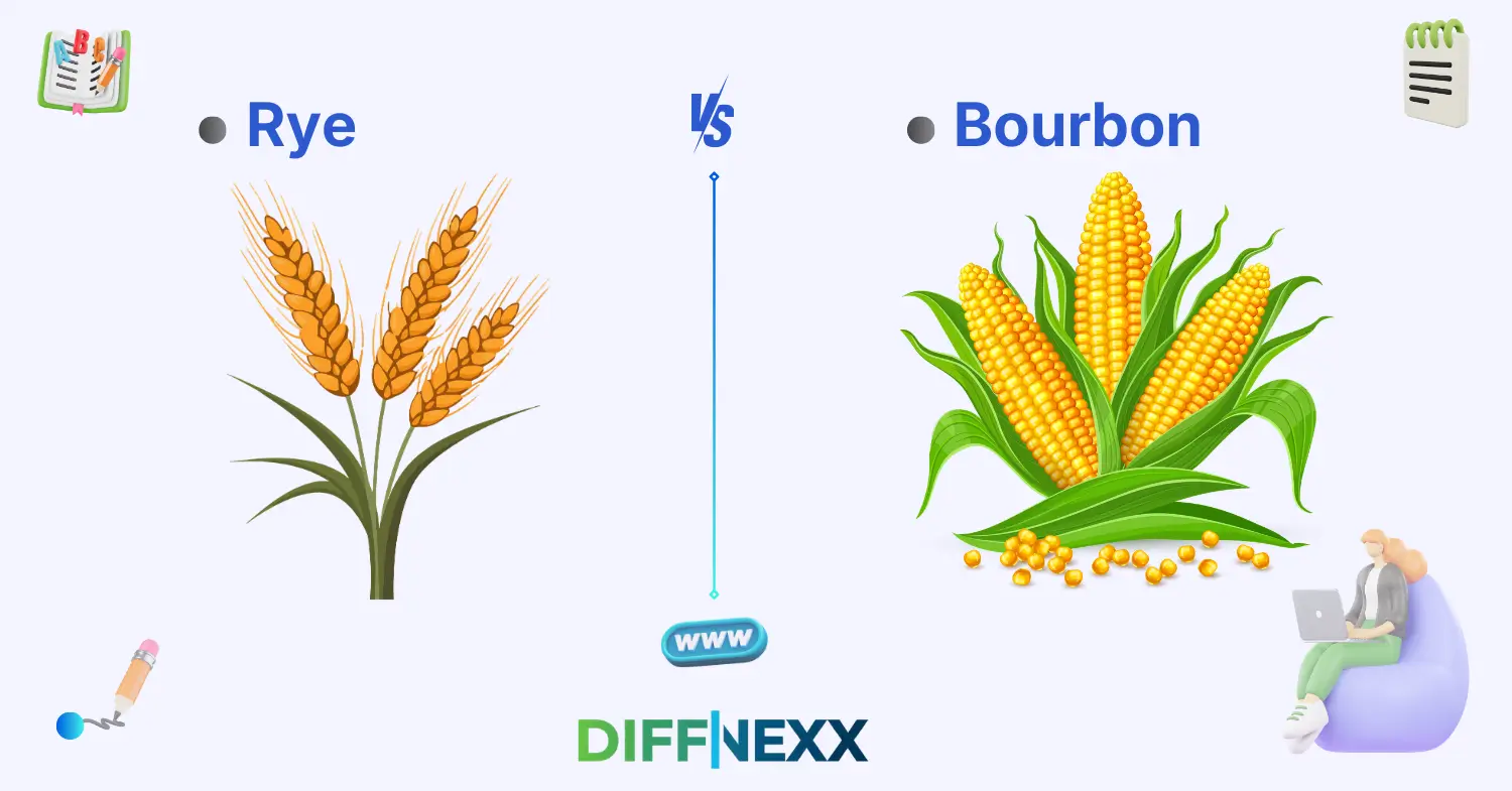 difference between rye and bourbon
