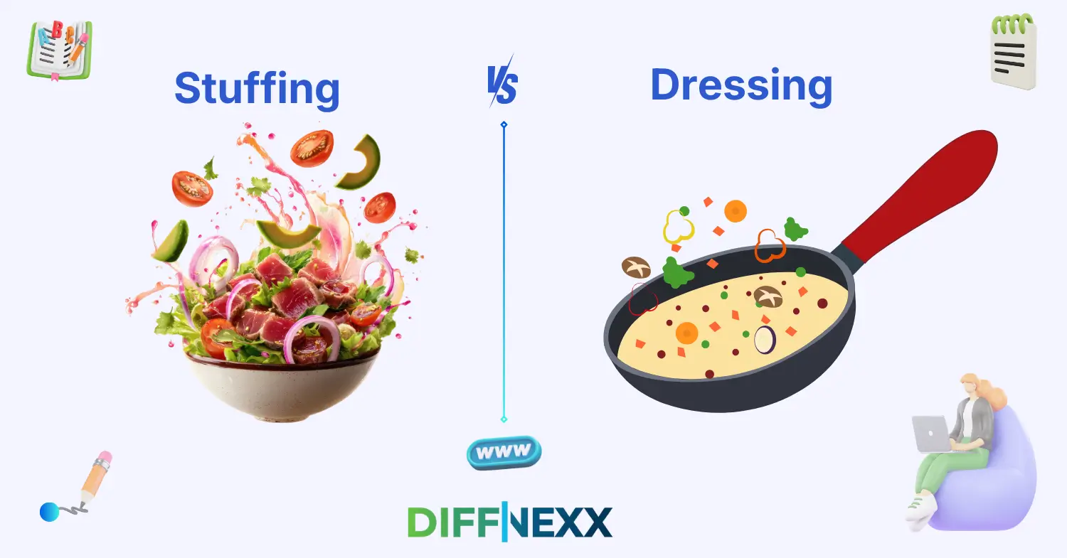 difference between stuffing and dressing