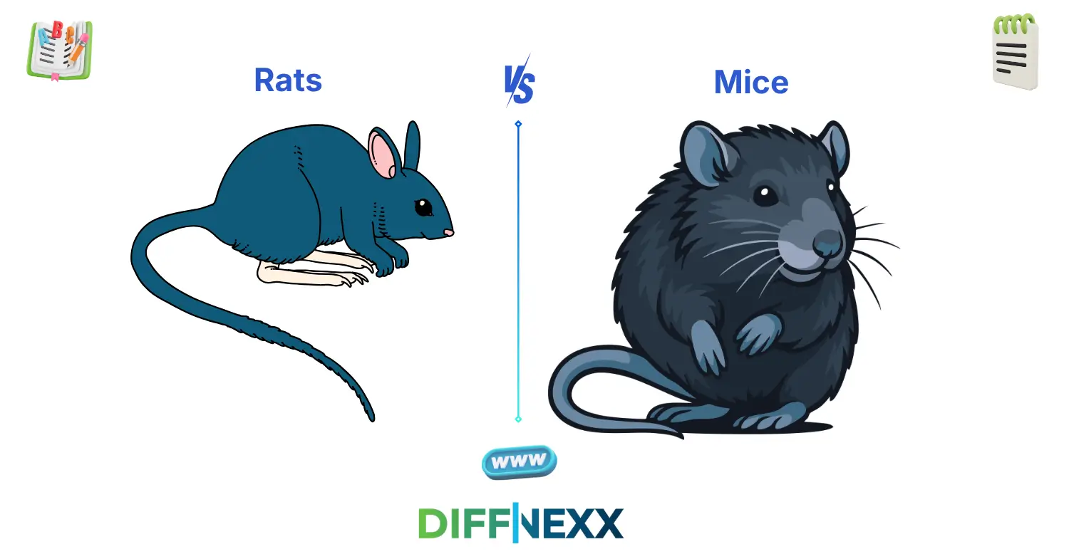 difference between rats and mice