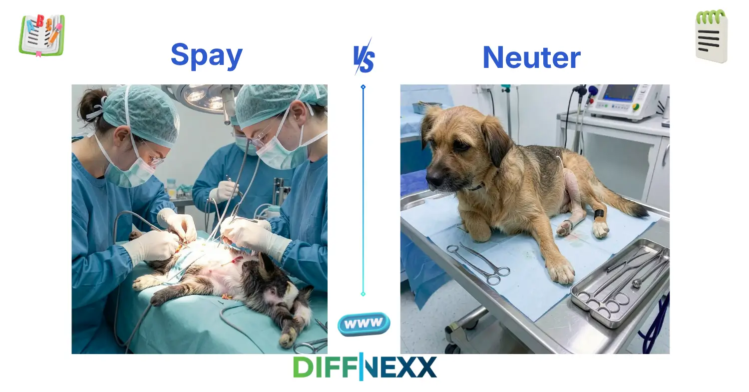 difference between spay and neuter