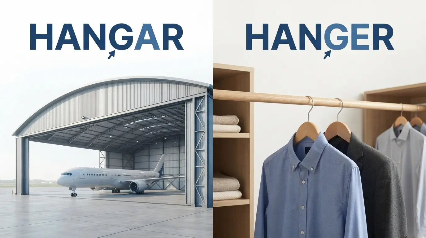 hangar or hanger