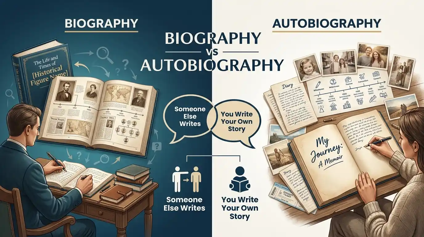 Difference Between Biography and Autobiography