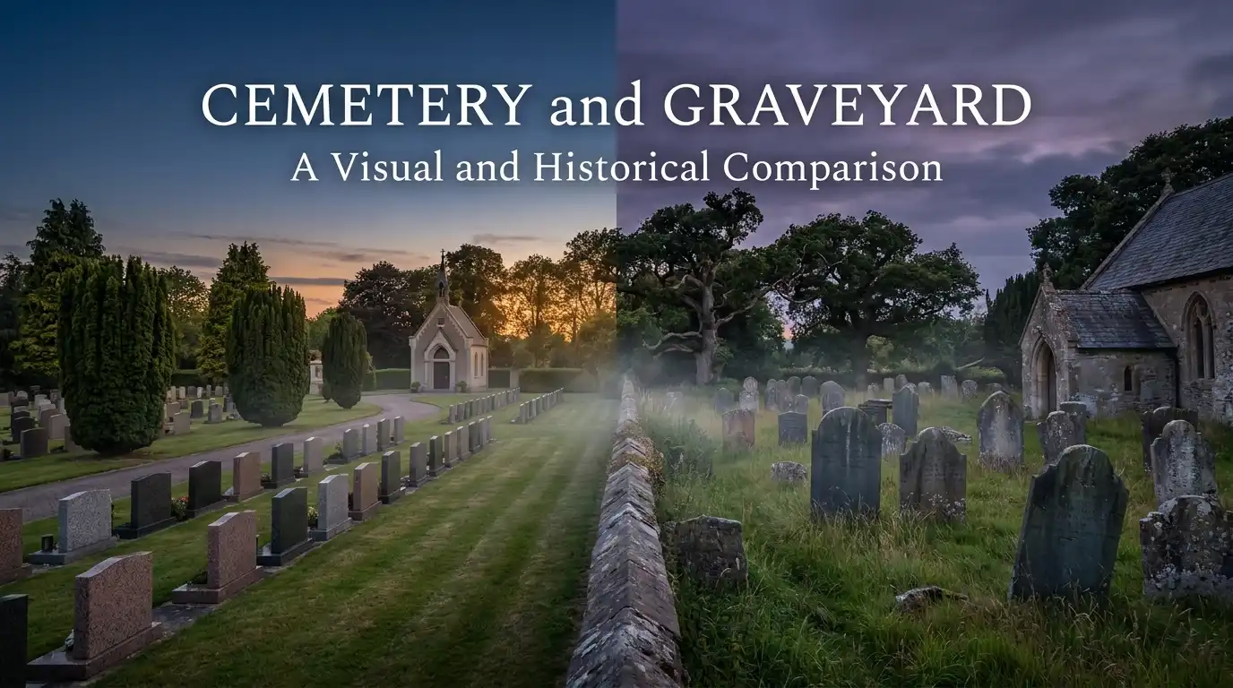 Difference Between Cemetery and Graveyard