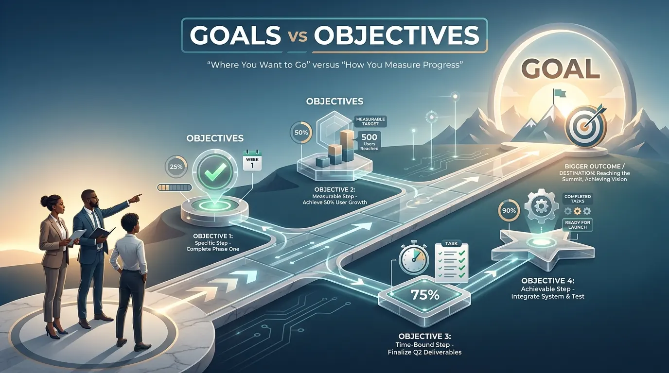 Difference Between Goals and Objectives