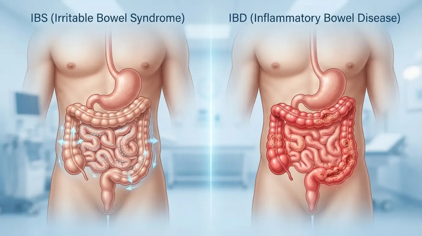Difference Between IBS and IBD
