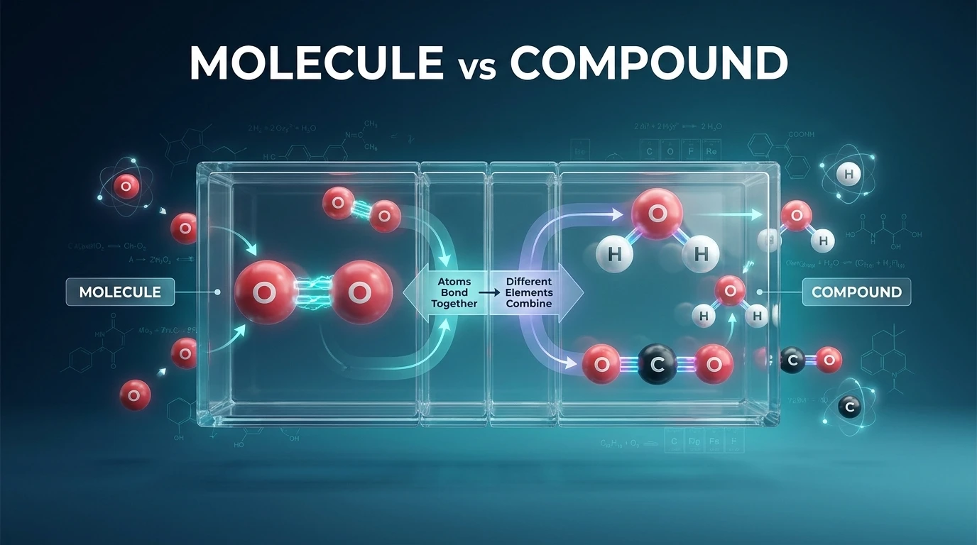 Difference Between Molecule and Compound