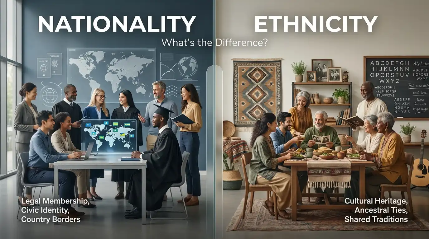 Difference Between Nationality and Ethnicity