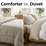 difference between comforter and duvet