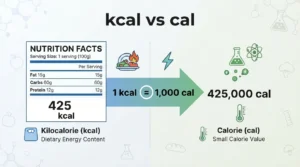 Difference Between kcal and cal